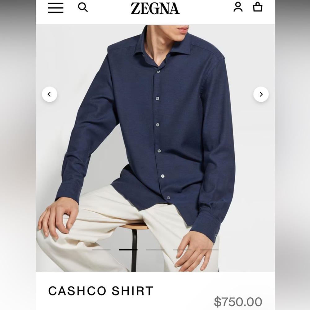 Zegna Sport button down shirt